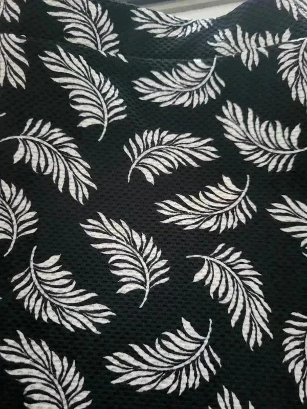 Falda con estampado de hojas H&M – photo 2